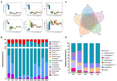 Gut Bacterial Diversity in Different Life Cycle Stages of Adelphocoris suturalis (Hemiptera: Miridae)